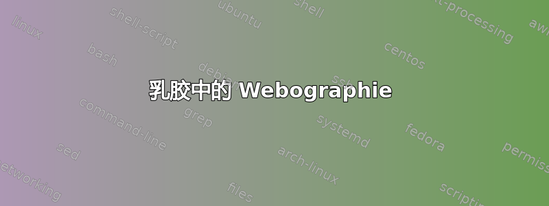 乳胶中的 Webographie