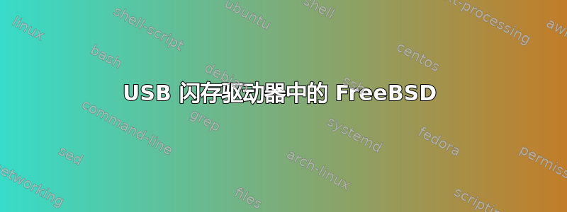 USB 闪存驱动器中的 FreeBSD