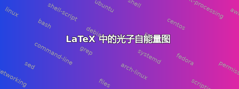 LaTeX 中的光子自能量图