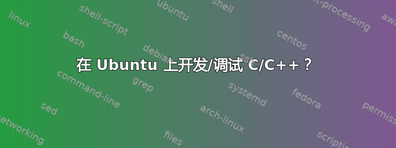 在 Ubuntu 上开发/调试 C/C++？