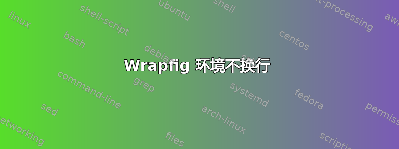 Wrapfig 环境不换行