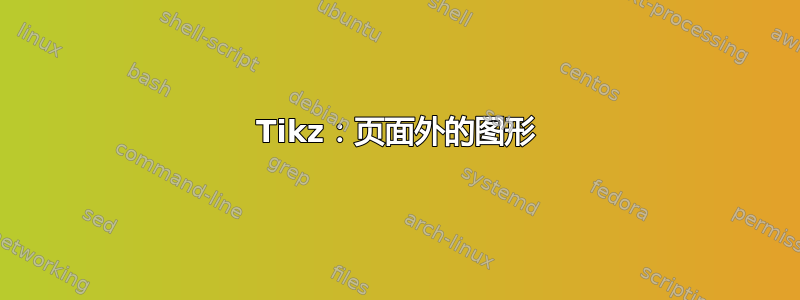 Tikz：页面外的图形