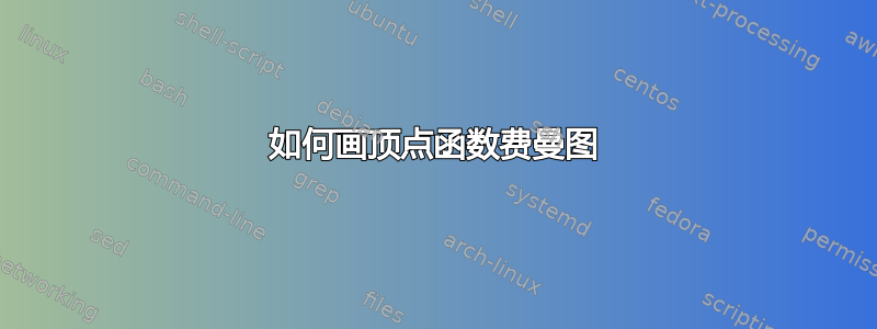 如何画顶点函数费曼图