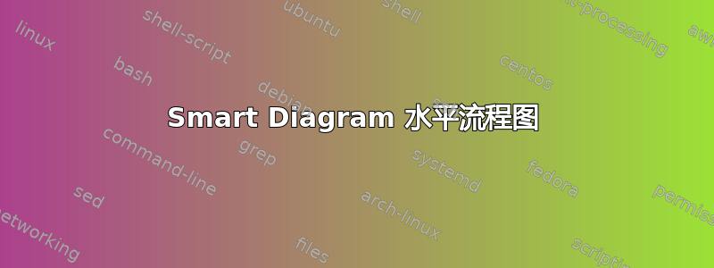 Smart Diagram 水平流程图