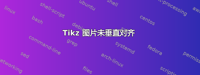 Tikz 图片未垂直对齐