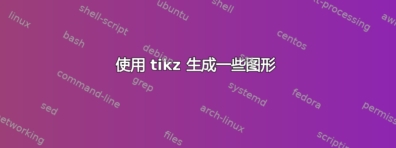 使用 tikz 生成一些图形