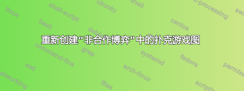 重新创建“非合作博弈”中的扑克游戏图