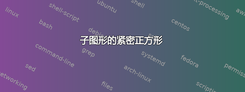 子图形的紧密正方形