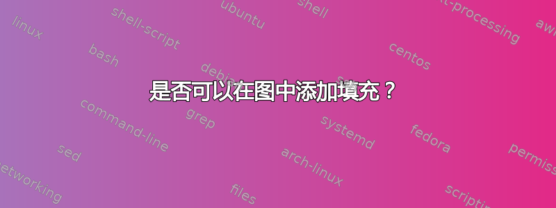 是否可以在图中添加填充？