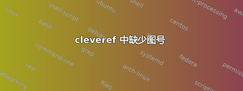 cleveref 中缺少图号