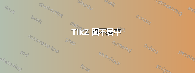 TikZ 图不居中