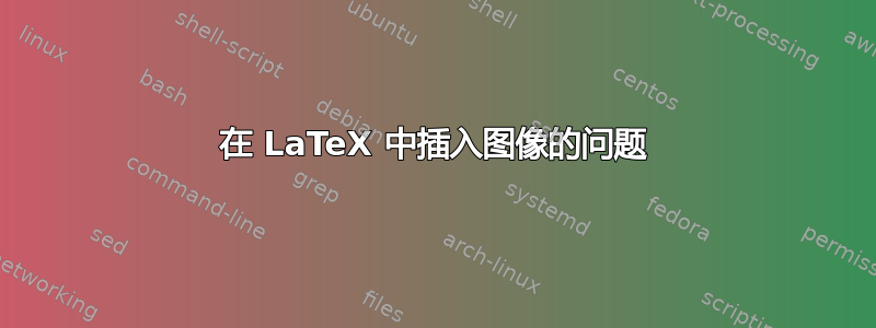 在 LaTeX 中插入图像的问题