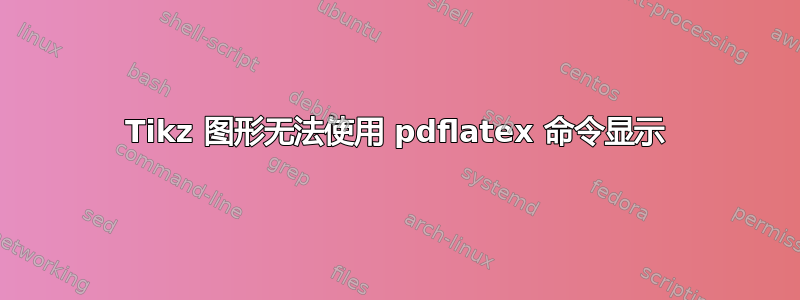 Tikz 图形无法使用 pdflatex 命令显示