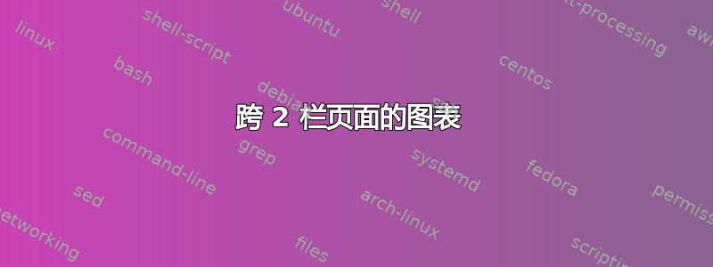 跨 2 栏页面的图表 