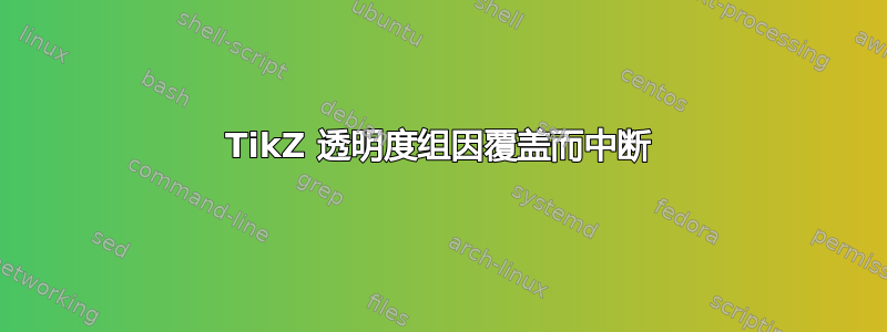 TikZ 透明度组因覆盖而中断