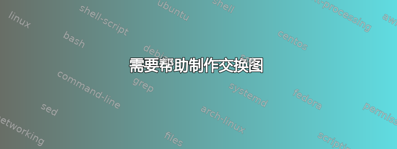 需要帮助制作交换图