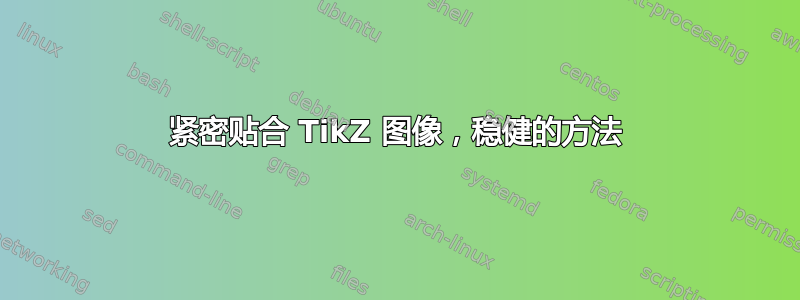 紧密贴合 TikZ 图像，稳健的方法