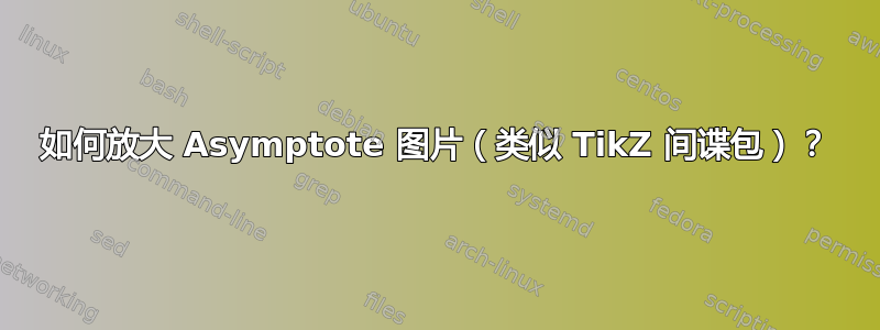 如何放大 Asymptote 图片（类似 TikZ 间谍包）？