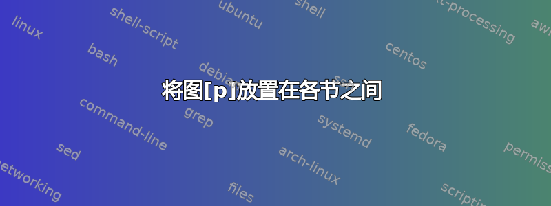 将图[p]放置在各节之间