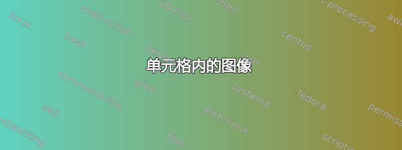 单元格内的图像