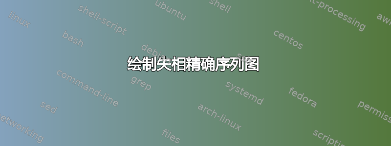 绘制失相精确序列图