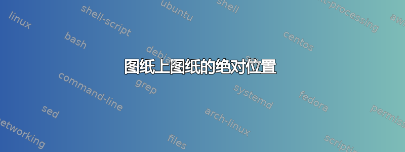 图纸上图纸的绝对位置