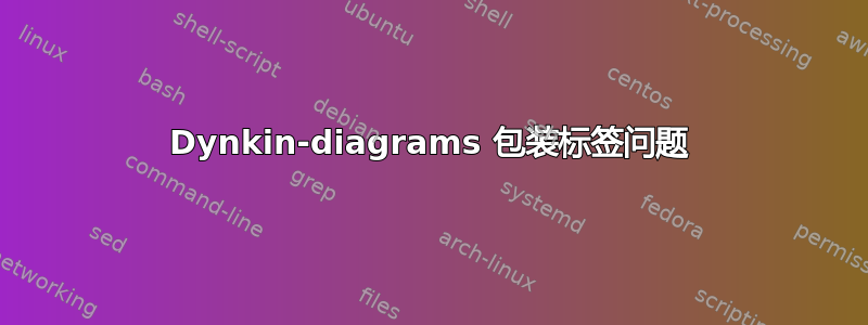 Dynkin-diagrams 包装标签问题