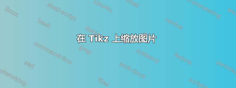 在 Tikz 上缩放图片