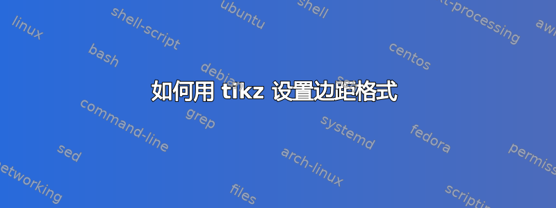 如何用 tikz 设置边距格式