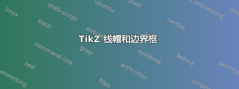 TikZ 线帽和边界框