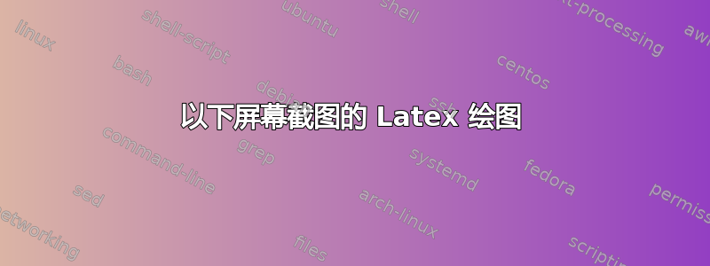 以下屏幕截图的 Latex 绘图