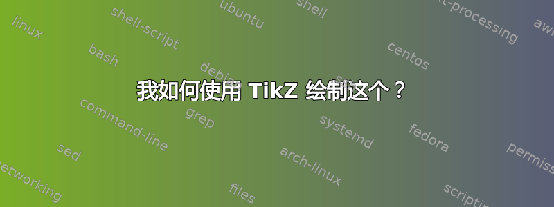 我如何使用 TikZ 绘制这个？