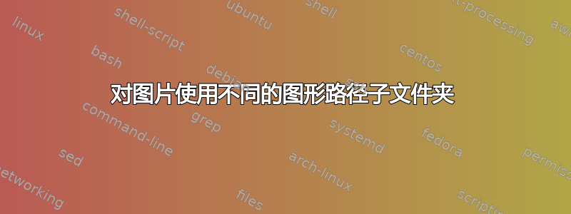 对图片使用不同的图形路径子文件夹