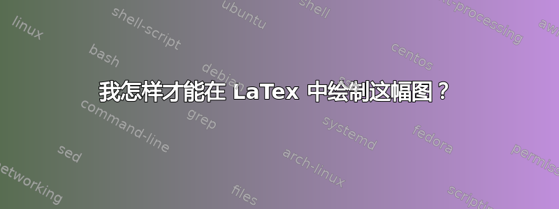 我怎样才能在 LaTex 中绘制这幅图？