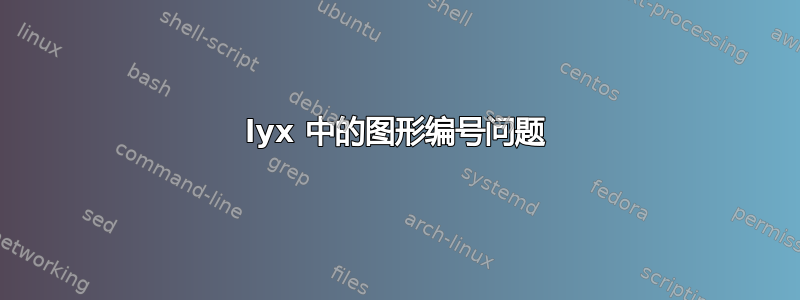 lyx 中的图形编号问题