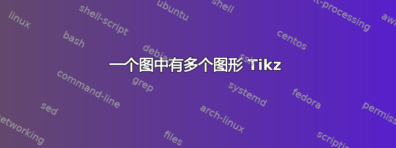 一个图中有多个图形 Tikz