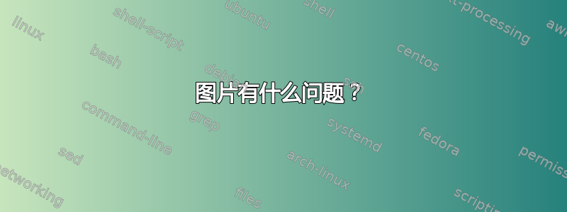 图片有什么问题？