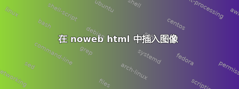 在 noweb html 中插入图像