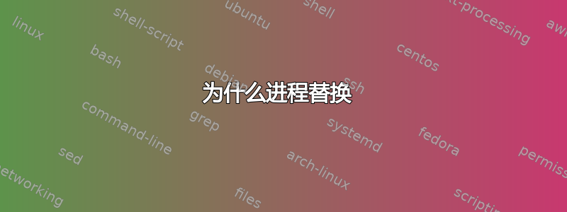 为什么进程替换 