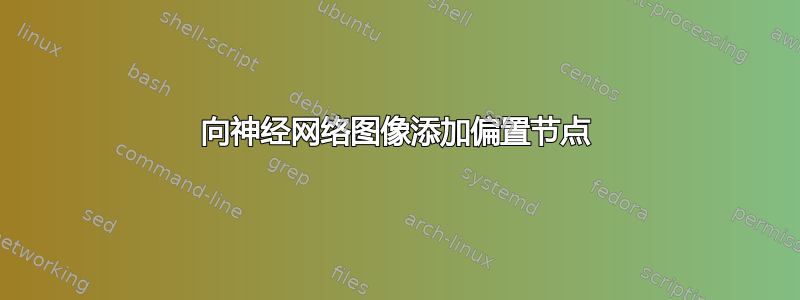 向神经网络图像添加偏置节点