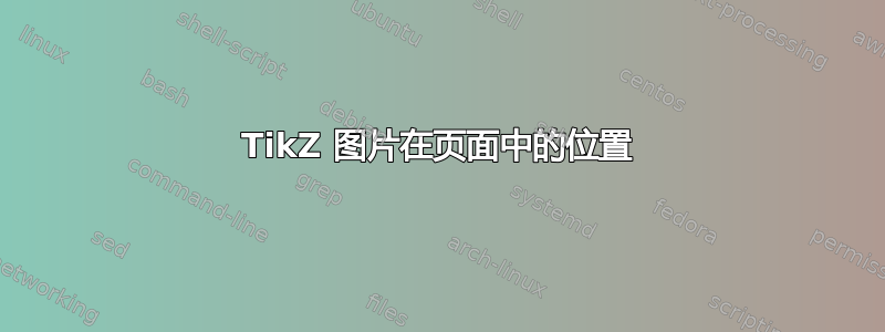 TikZ 图片在页面中的位置