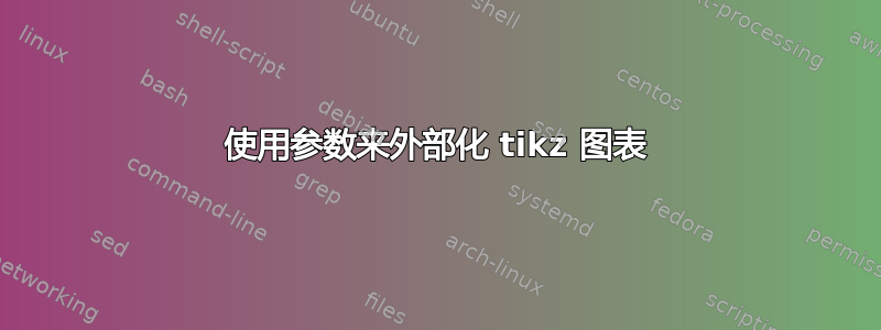 使用参数来外部化 tikz 图表