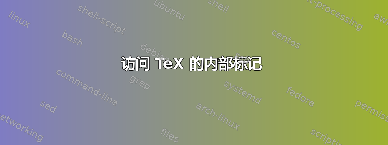 访问 TeX 的内部标记