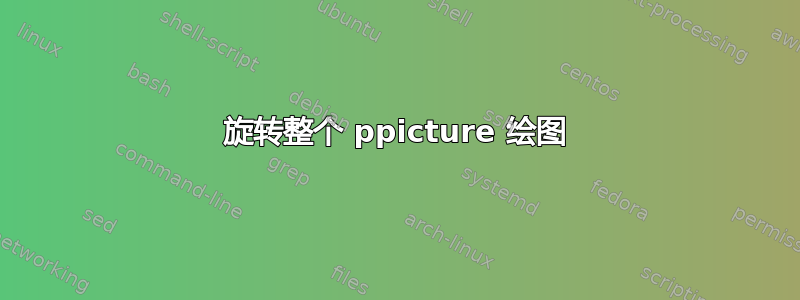 旋转整个 ppicture 绘图