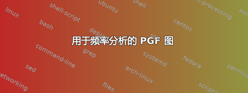 用于频率分析的 PGF 图