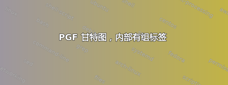 PGF 甘特图，内部有组标签