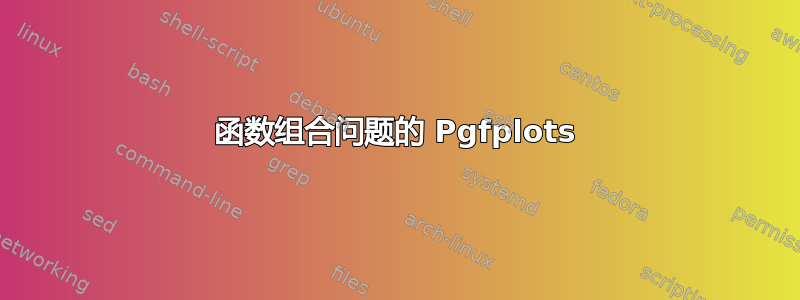 函数组合问题的 Pgfplots