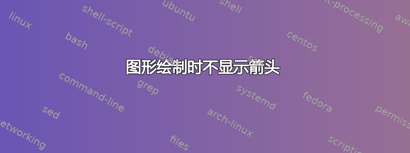 图形绘制时不显示箭头