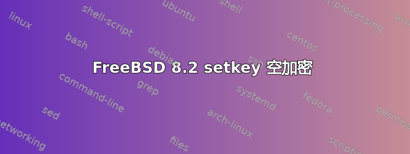 FreeBSD 8.2 setkey 空加密