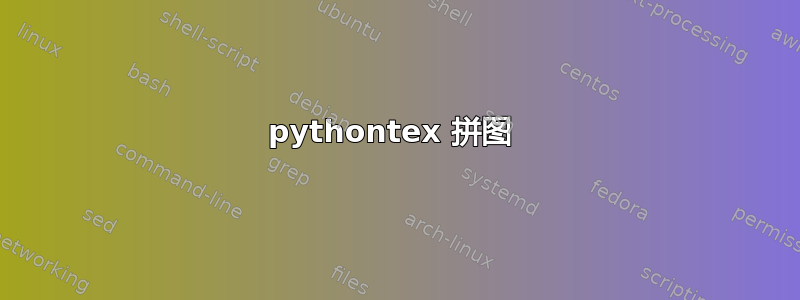 pythontex 拼图 